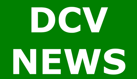 Die Grafik stellt den Text DCV News dar
