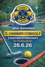 Das Bild zeigt das Plakat zur Hammer Stadtmeisterschaft 2026
